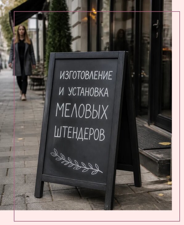 Меловые штендеры в Кимрах по цене от 6785 р. | Аванза-Кмы